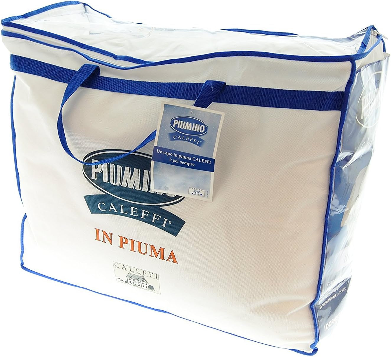 Caleffi Pium plumífero de plumas, algodón, cama individual, cama francesa Edredones y edredones Naty Shop Unique Piața E Mezza