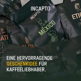 Selección de granos de café Incapto a nivel mundial | Selección de 10 orígenes de todo el mundo | Café de especialidad | 100% Arábica | Ideal como set de regalo de café | Para los amantes del café | 10 paquetes x 100g