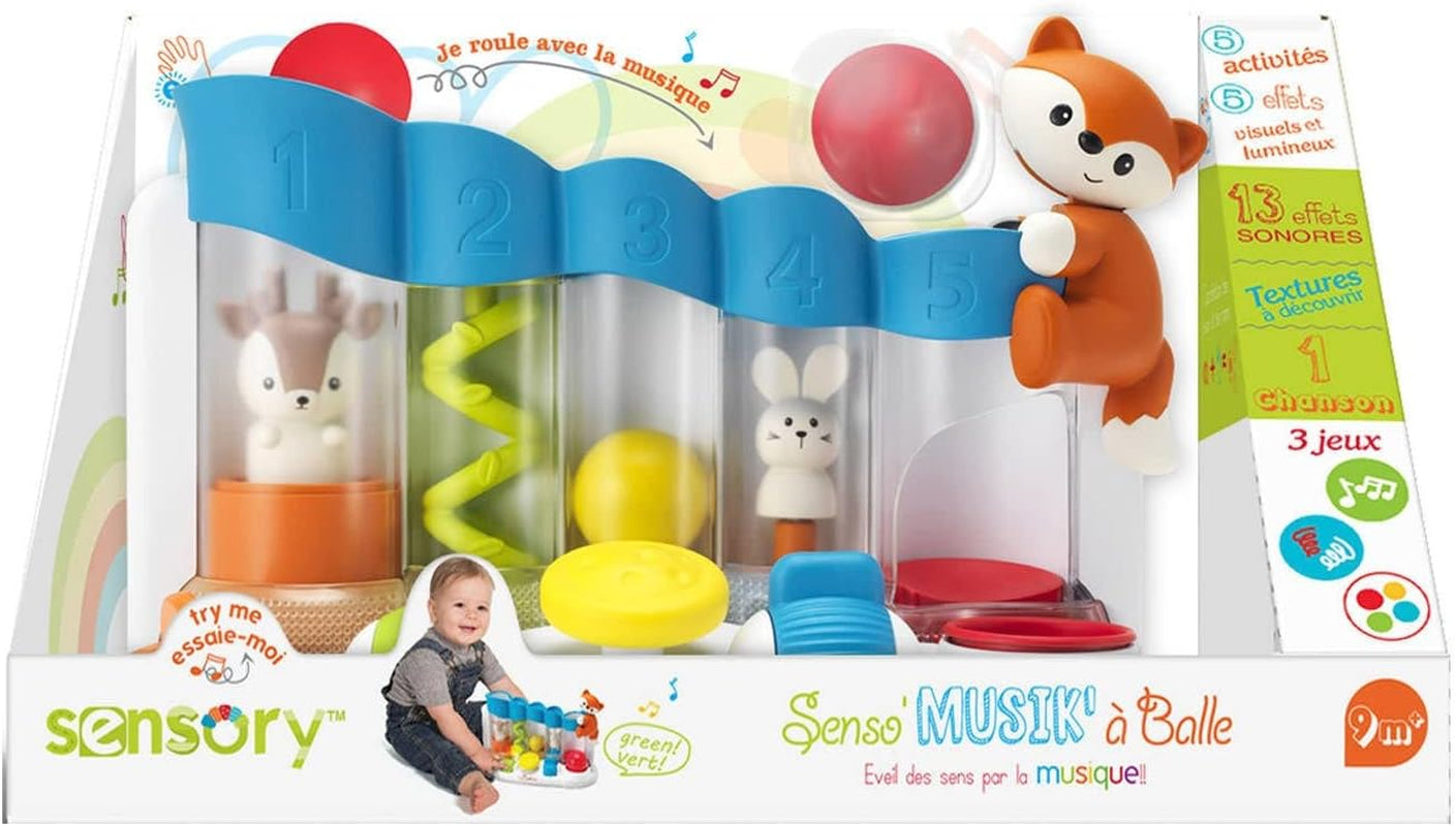 Infantino 216428 Sensorial Ball Drop Piano Senso, Multicolor Juguetes Bebé Naty Shop