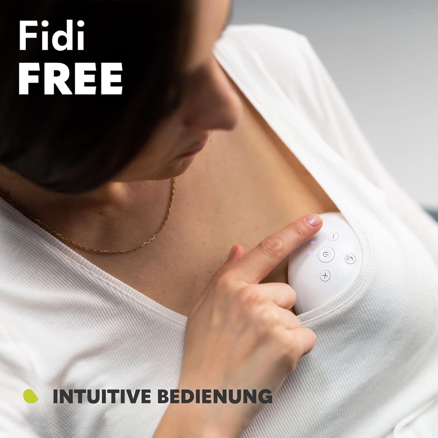Sacaleches eléctrico LIONELO Fidi Free 2, modo masaje, 5 niveles de intensidad Accesorios Alimentación y Lactancia Tienda Bebe Naty
