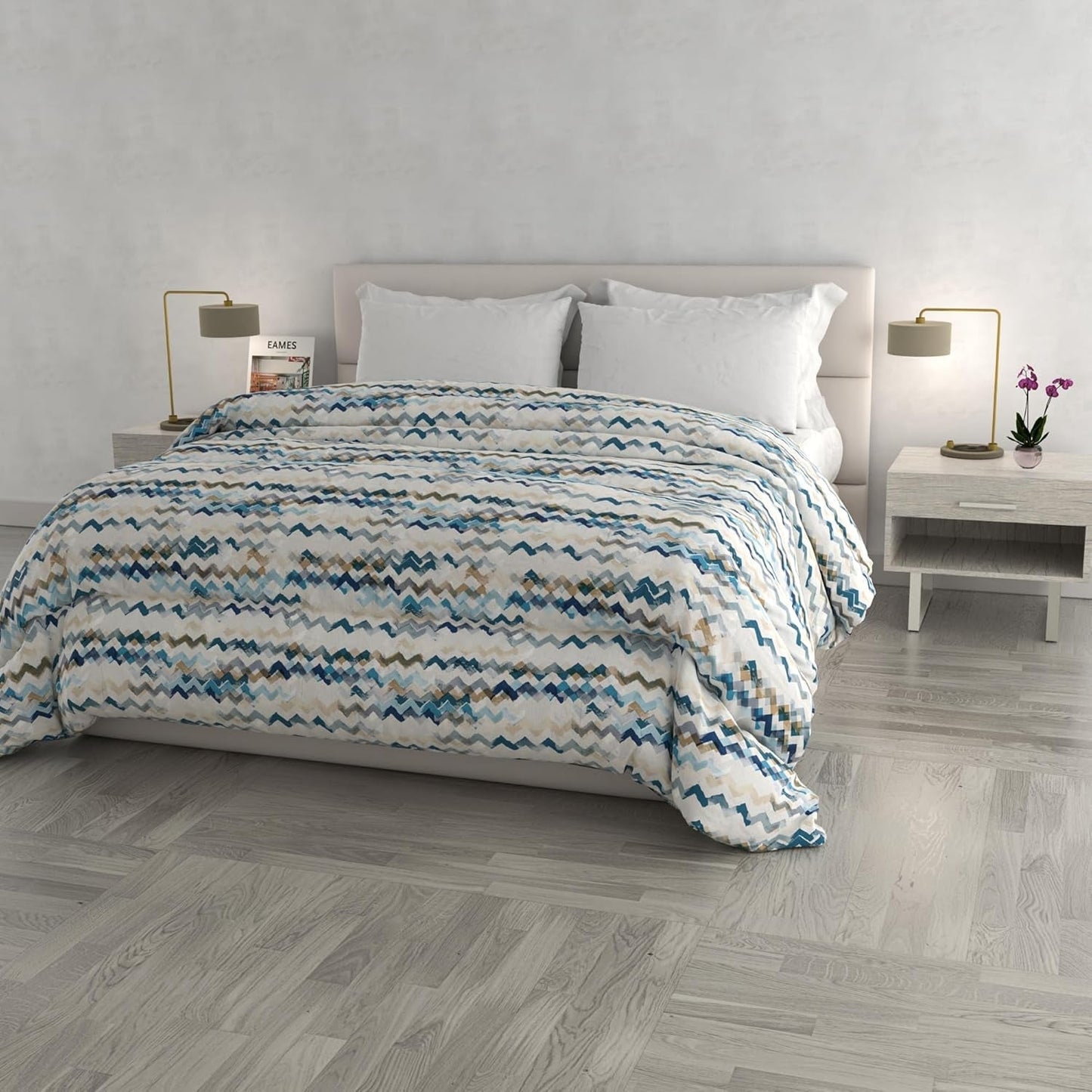 Edredón de invierno de moda, Florencia, 260X260Cm Edredones y edredones Naty Shop Cielo moderno 260X260Cm