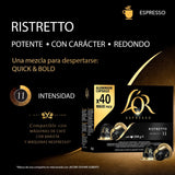 Kapseln aus Aluminio, Ristretto, Intensidad 11, 40 unidades, 208 g