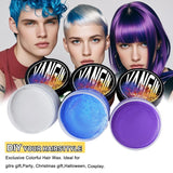 Tinte Capilar Temporal Verde, Tono de Cabello para Peinar para Hombres Mujeres, Pomada Capilar Natural, Cera para Tinte Capilar para Fiesta, Cosplay y Halloween, Navidad, Tinte Capilar Temporal en Crema (100g, Verde) Naty Shop Tinte Capilar