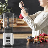 Batidora Pulseo LM17GD, 400 W, 4 Cuchillas, 700 Ml, Vaso Portátil 600 Ml Cocina Naty Shop