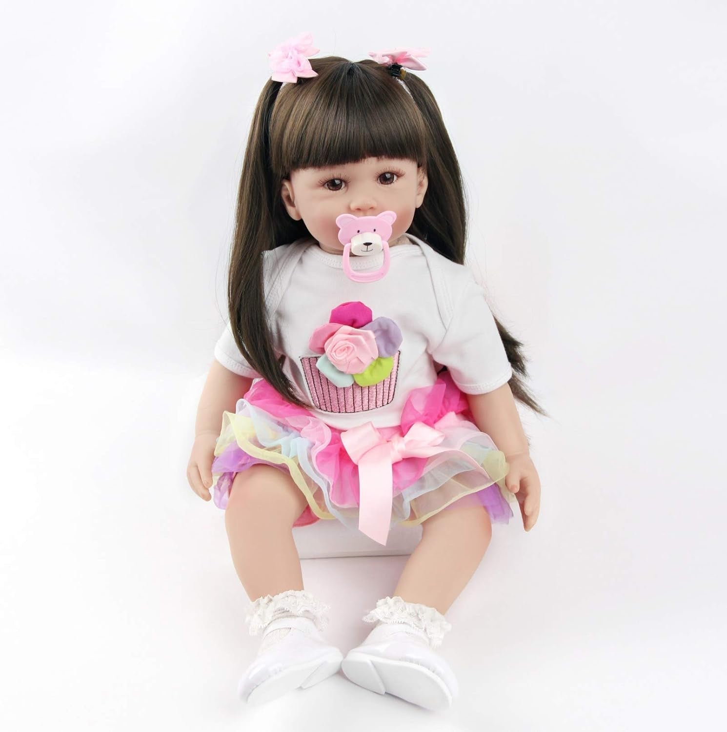 ZIYIUI Muñecas Reborn De 24 Pulgadas, Muñecas Realistas De Cuerpo Suave, Muñecas Reborn Hechas A Mano De 60 Cm, Regalos De Navidad