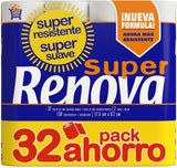 Papel higiénico Renova Super Blanco, 32 rollos