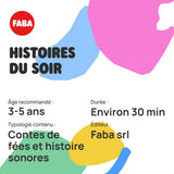 Figura sonora - Cuentos nocturnos - Cuentos de hadas e historias sonoras - Juguete, contenidos educativos, niños de 3 a 5 años, versión francesa Jucarii Bebe Naty Shop