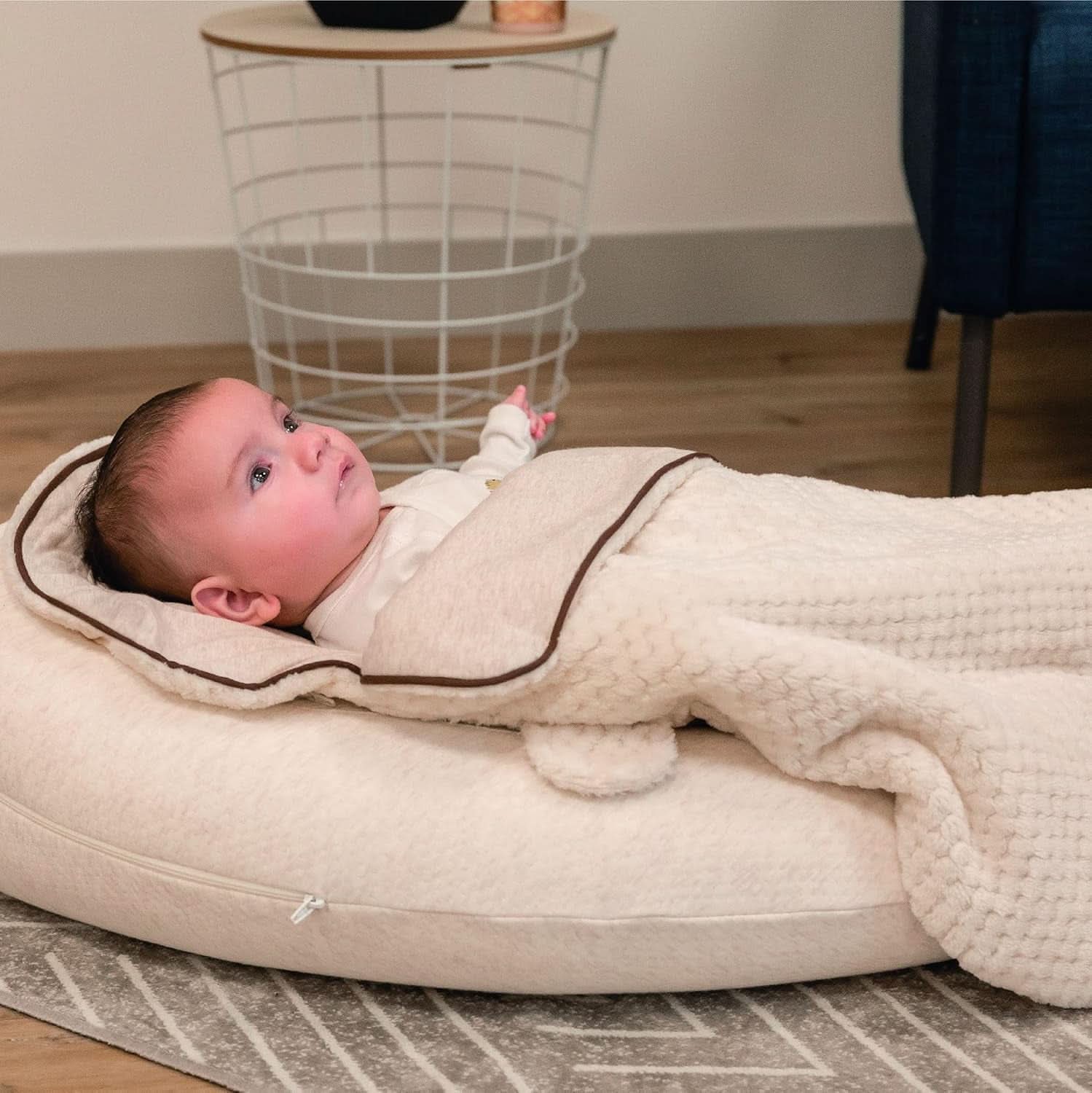Almohada de lactancia multifuncional, 4 en 1, Soft Nova, beige, almohada individual: 202 cm, sillón, 40 X 75 X 22 cm Accesorios Alimentación y Lactancia Bebe Naty Shop