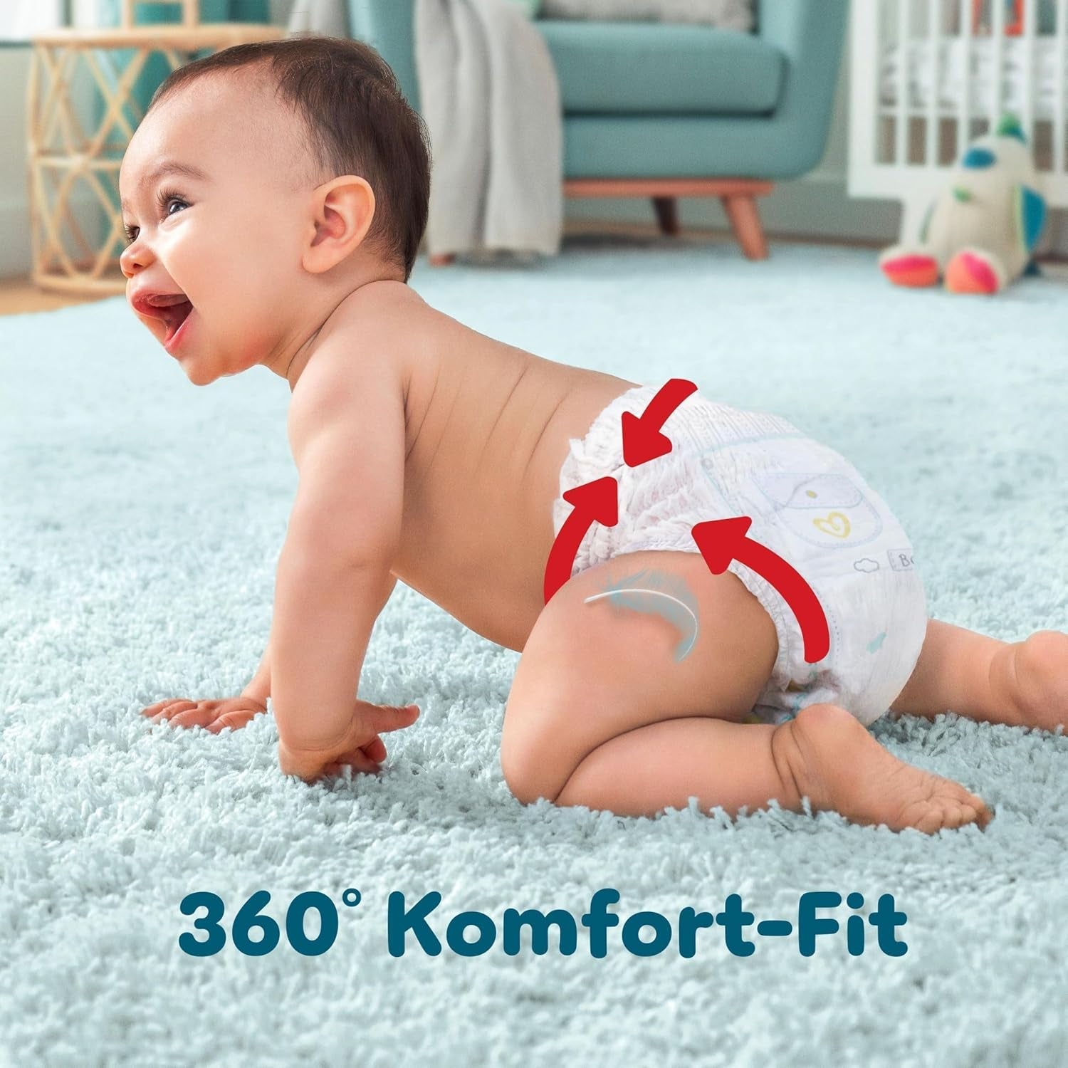 Pampers Premium Protection Pants Tamaño 6, 78 Windelns, 13kg-19kg, Mit 360° Fitform, 2x breiteren Bundchen als vorher für Comfort & Schutz + 10 Stück Pampers Aqua Baby-Weuchttücher enthalten