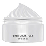 Tinte Capilar Blanco Natural, Tinte Cera Capilar Blanco, Tinte Capilar Natural Blanco Unisex, Tinte Capilar Blanco, Cera Capilar Fiesta Cosplay Halloween, Tinte Capilar Cera Capilar Fiesta, 30ML Naty Shop Tinte Capilar Título Predeterminado