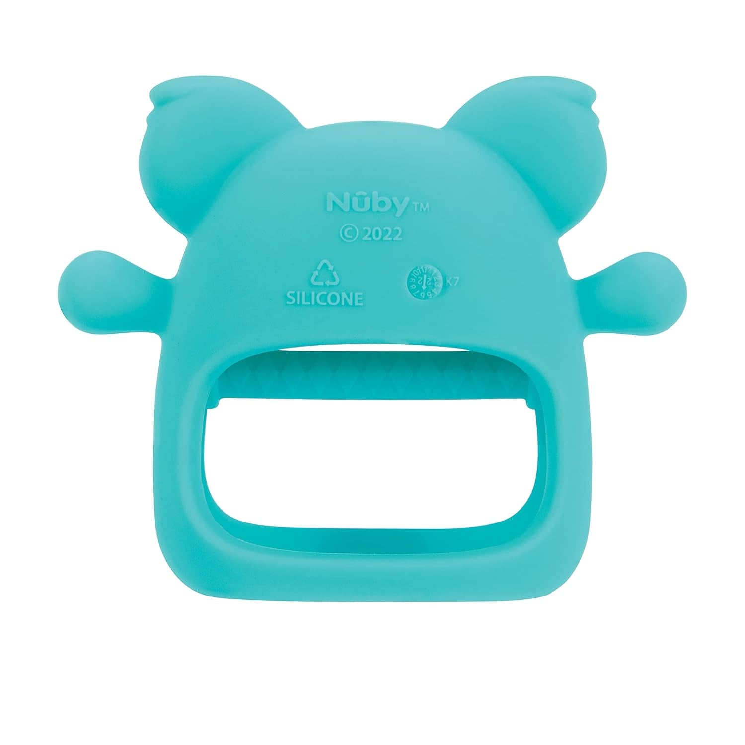 Nuby - Guante Dental de Silicona, Sin BPA, Koala Azul, 3 meses en adelante