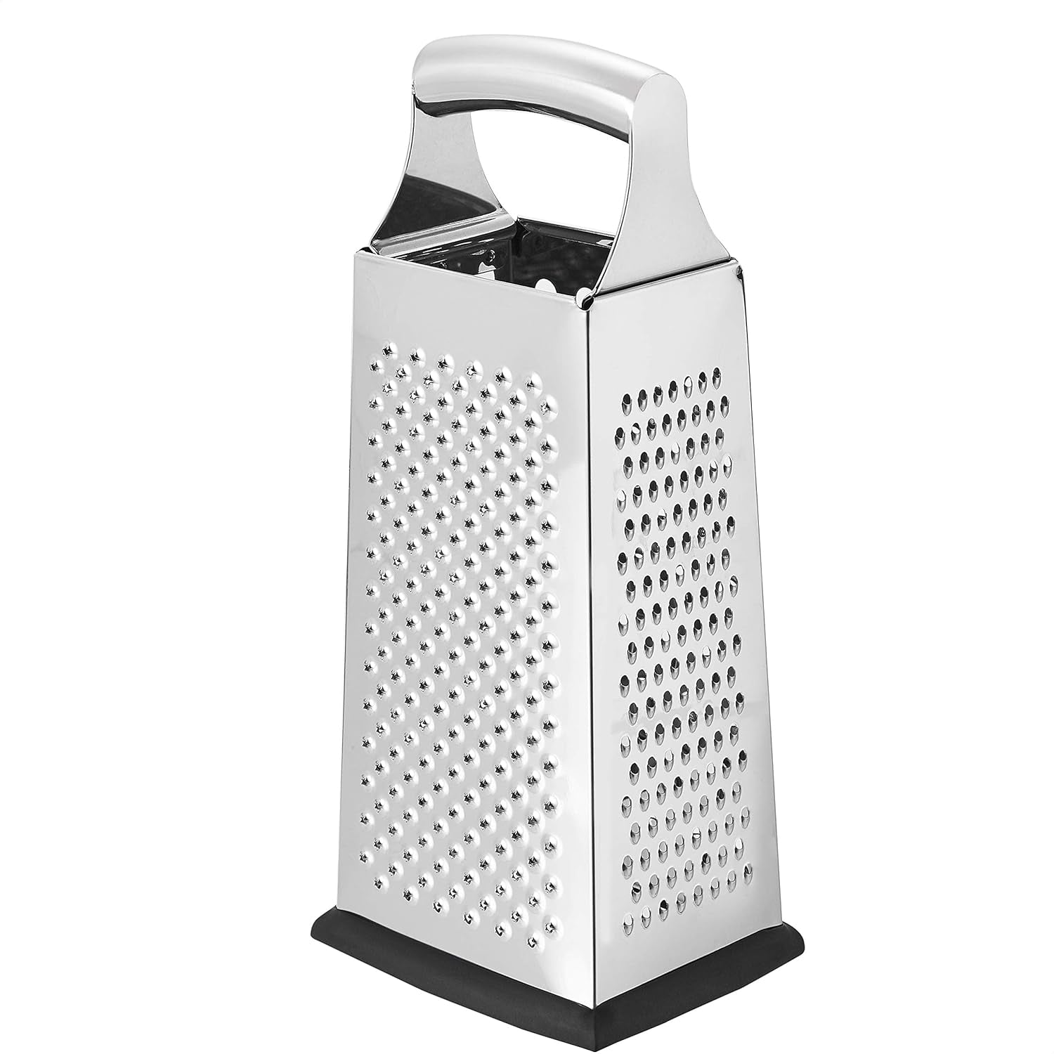 Pelador Naty Shop rallador de queso cuadrado resistente de acero inoxidable con base antideslizante