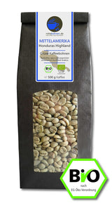 Bio Rohkaffee - Grüner Hochland Kaffee Honduras Highland (grüne Kaffeebohnen 500g) - Certificado GMP