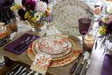 Servilletas de toalla para invitados de porcelana Coral Gold, 15 por paquete