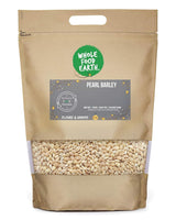 Cebada perlada Wholefood Earth - sin OGM - vegana - sin lácteos - sin azúcares añadidos, 2 kg