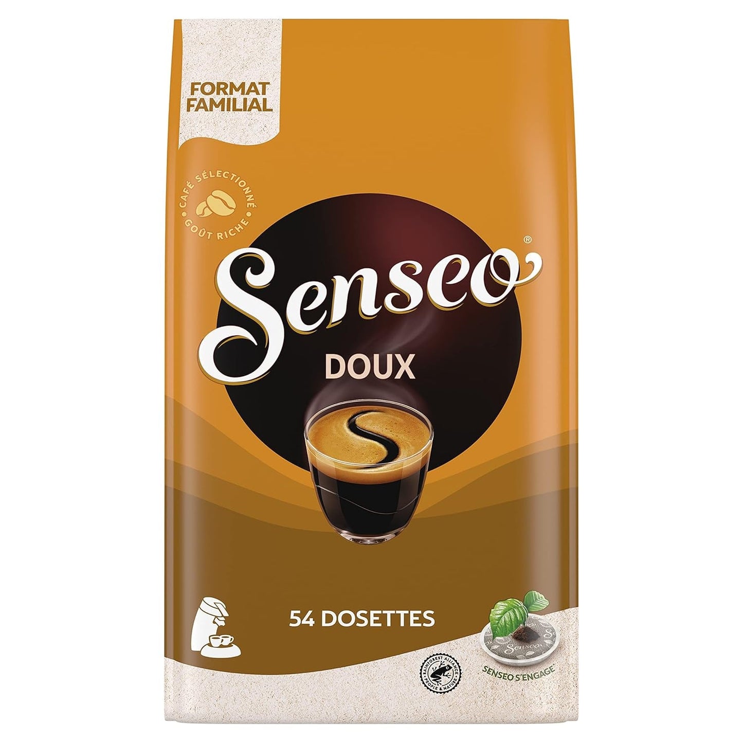 Senseo Kaffeepads Doux Sanft 54 ​​pastillas