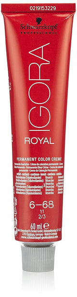 Schwarzkopf IGORA Royal Premium Hair Color 6-68 Rubio oscuro rojo chocolate 1 paquete (1 x 60 g) Naty Shop Color de cabello Título predeterminado