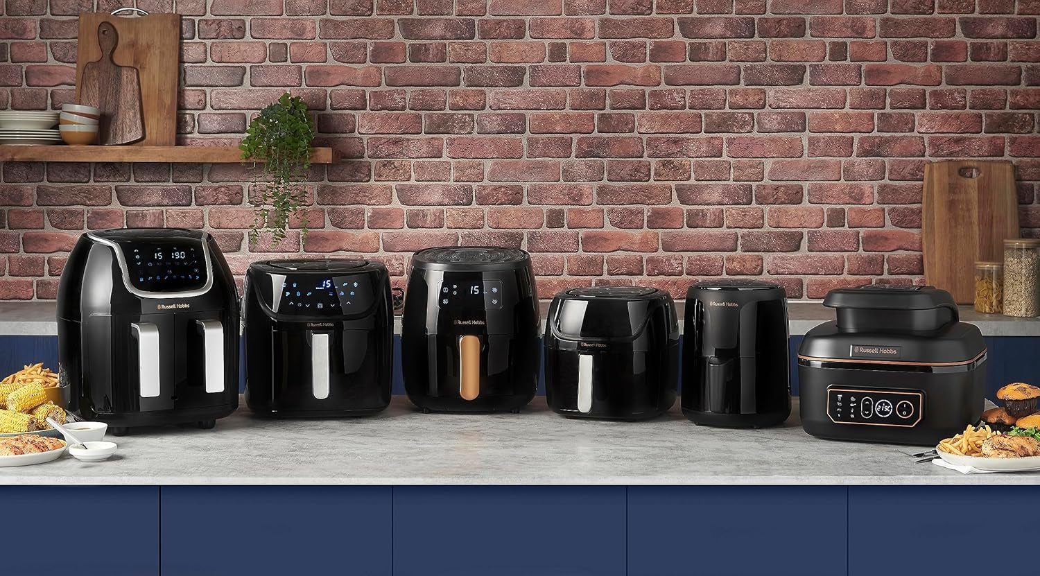 Russell Hobbs Air Fryer L 4L Rapid Airfryer, 7 funciones de cocción, 10 programas Electrodomésticos Naty Shop