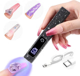 Saviland U V Lampe Für Gelnägel: Mini U V Lampe Für NägelSchützen Sie Die Haut Wiederaufladbar Klein LED Nagellack Trocknergerät Für Nagellack Aufbaugel Nail Tips Nagelkleber Geschenke para mujeres