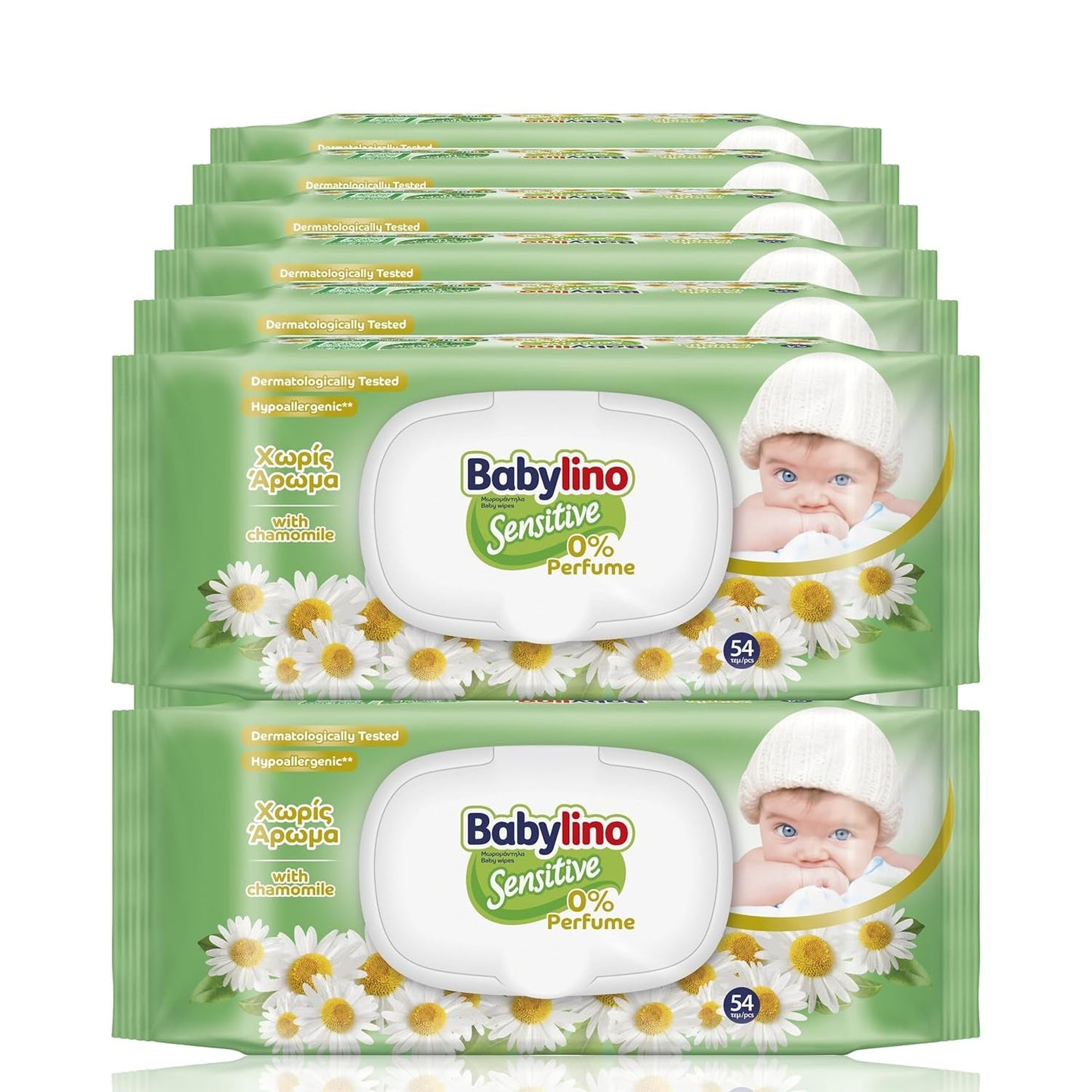 Toallitas para bebés sensibles, 0 % de fragancia, fórmula 98 % natural que restaura el equilibrio del pH de la piel, sello de frescura, 54 toallitas