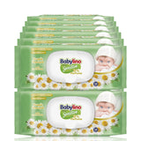 Toallitas para bebés sensibles, 0 % de fragancia, fórmula 98 % natural que restaura el equilibrio del pH de la piel, sello de frescura, 54 toallitas