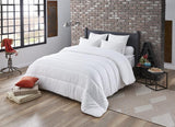 Edredón Antiácaros, Blanco, 240 X 220 Cm, Para cama de matrimonio, Quilt Niagara, Suave y confortable, Lavable a máquina a 40 °C Edredones y colchas Naty Shop 240 X 220 Cm Unique