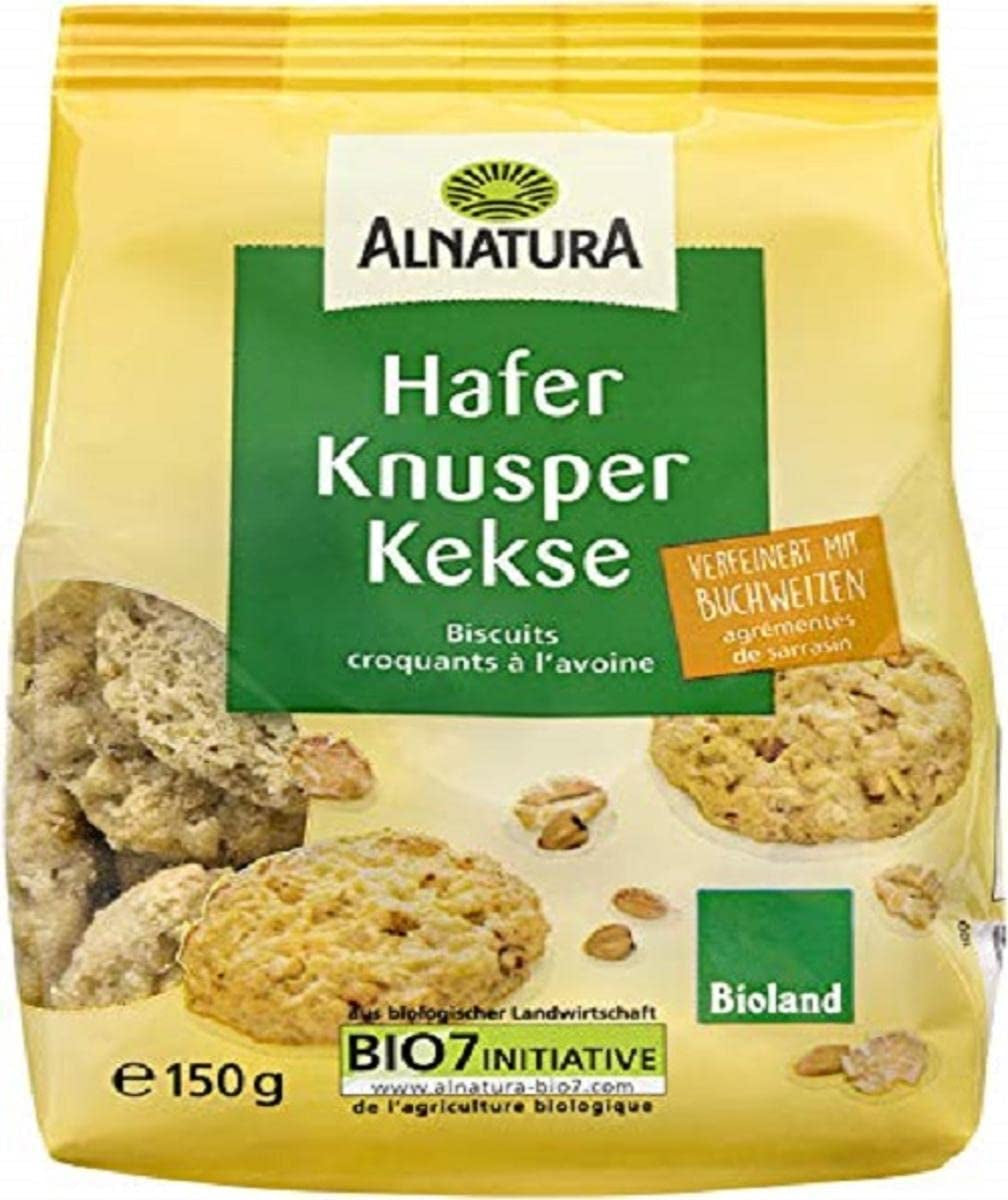Galletas crujientes con avena, 150 g