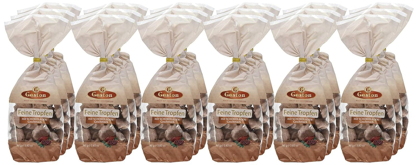 Gotas Finas con Sabor a Chocolate Paquete de 18 (18 x 80 g)