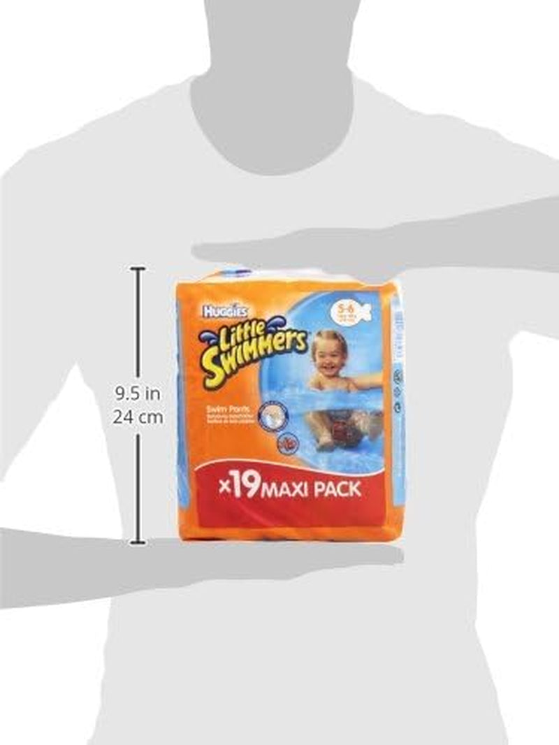 Pañales de natación Huggies Little Swimmers talla 5/6 (12-18 kg), 1 paquete de 19 piezas