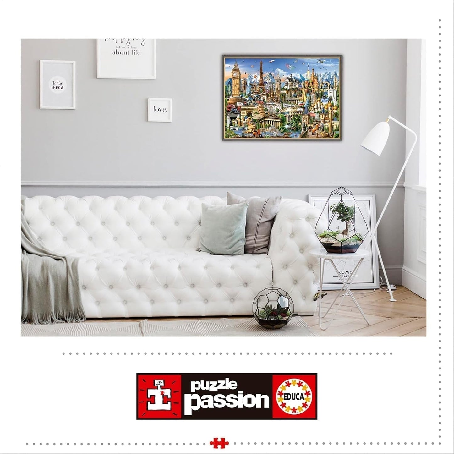 Educa - Puzzle 2000 piezas para adultos | Monumentos de Europa, puzzle 2000 piezas para adultos y niños a partir de 14 años, Atracciones turísticas (17697) Puzzle Naty Shop