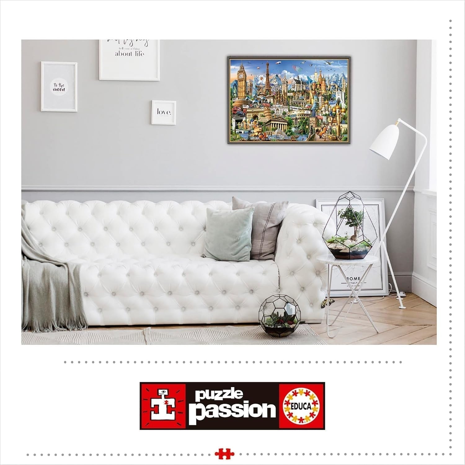 Educa - Puzzle 2000 piezas para adultos | Monumentos de Europa, puzzle 2000 piezas para adultos y niños a partir de 14 años, Atracciones turísticas (17697) Puzzle Naty Shop