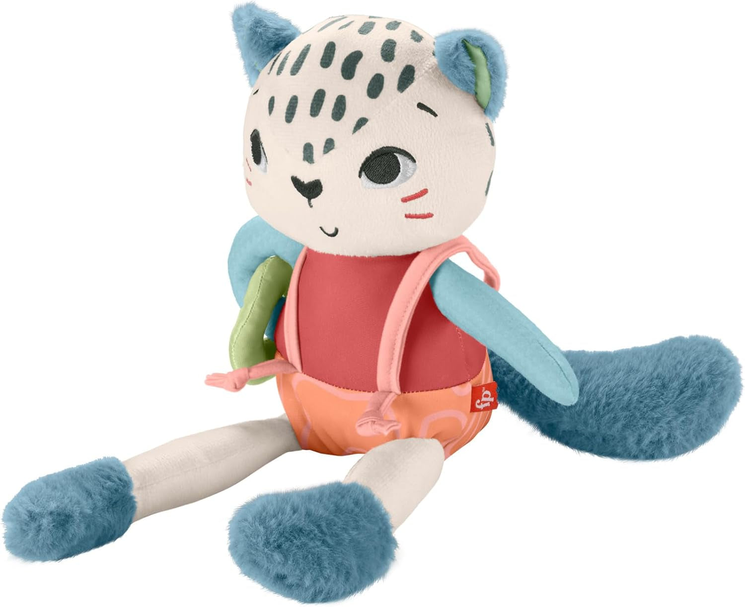 Fisher-Price Elefante con Orejas Gigantes - Adorable peluche suave con orejas extra grandes, hecho 90% de plástico reciclado y empaque certificado FSC, para bebés de 3 meses en adelante, HKD63 Bebe Naty Shop Toys Snow Leopard