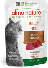 Comida húmeda para gatos Almo Nature HFC Jelly - con atún, paquete de 24 (24 x 55 g)