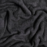 Brentford's Teddy - Manta polar para cama grande, felpa, muy suave, cálida, para sofá cama, color negro - 150 x 200 cm Camas y mantas Besuche den Brentfords-Store