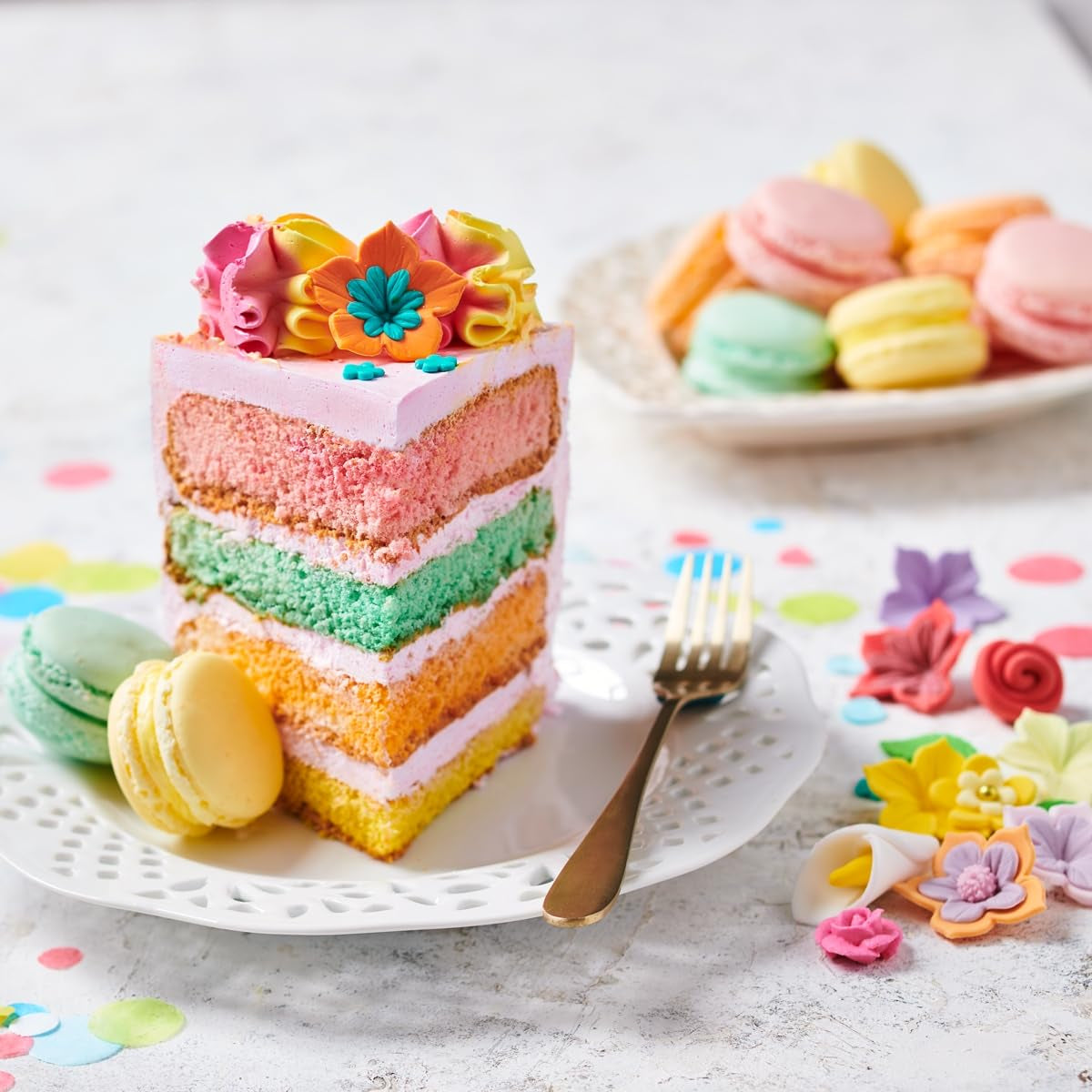 Funcakes Paste Colorants Set de colorantes alimentarios, 8 piezas: Colorante alimentario concentrado para masa, crema, fondant, mazapán, masa, pasta de modelar y pasta de flores. Halal.