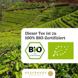 Té de yerba mate orgánico El original 1 kg de té de mate suelto alto en cafeína Sin tostar Hojas de mate secadas al aire probadas en laboratorio Envasadas en Alemania Calidad premium Gräfenhof