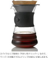 VDD-02B Decantador VD 700 ml V60 con goteo, para 2-3 tazas, transparente