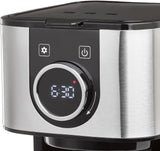 Cafetera CASO Selection C 10 Thermo Design – Carcasa de acero inoxidable, jarra isotérmica de 1,2 l (10 tazas), controles táctiles y temporizador, función Aroma PLUS, filtro permanente, filtro antigoteo