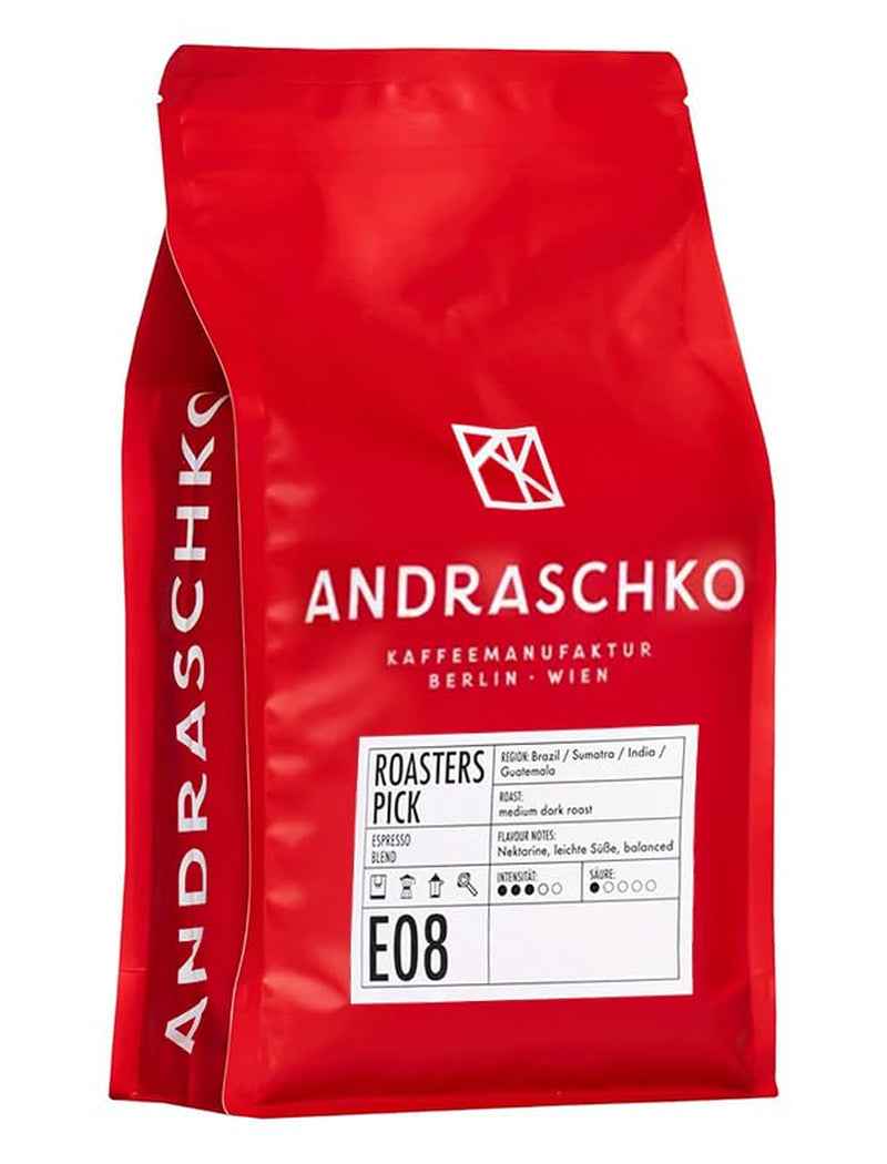 Roasters Pick Espresso Blend - 100% Arábica, ganze Bohne - vielschichtige Röstung - frisch in Berlin geröstet - 500g