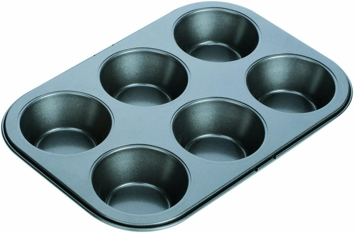 Backform, Schwarz, 26,5 X 18 X 3 Cm Moldes y bandejas para hornear Naty Shop 6 Muffins