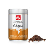 illy Coffee Beans Selección de granos de café Arábica de lujo de Etiopía, paquete de 6 (6 x 250 g)