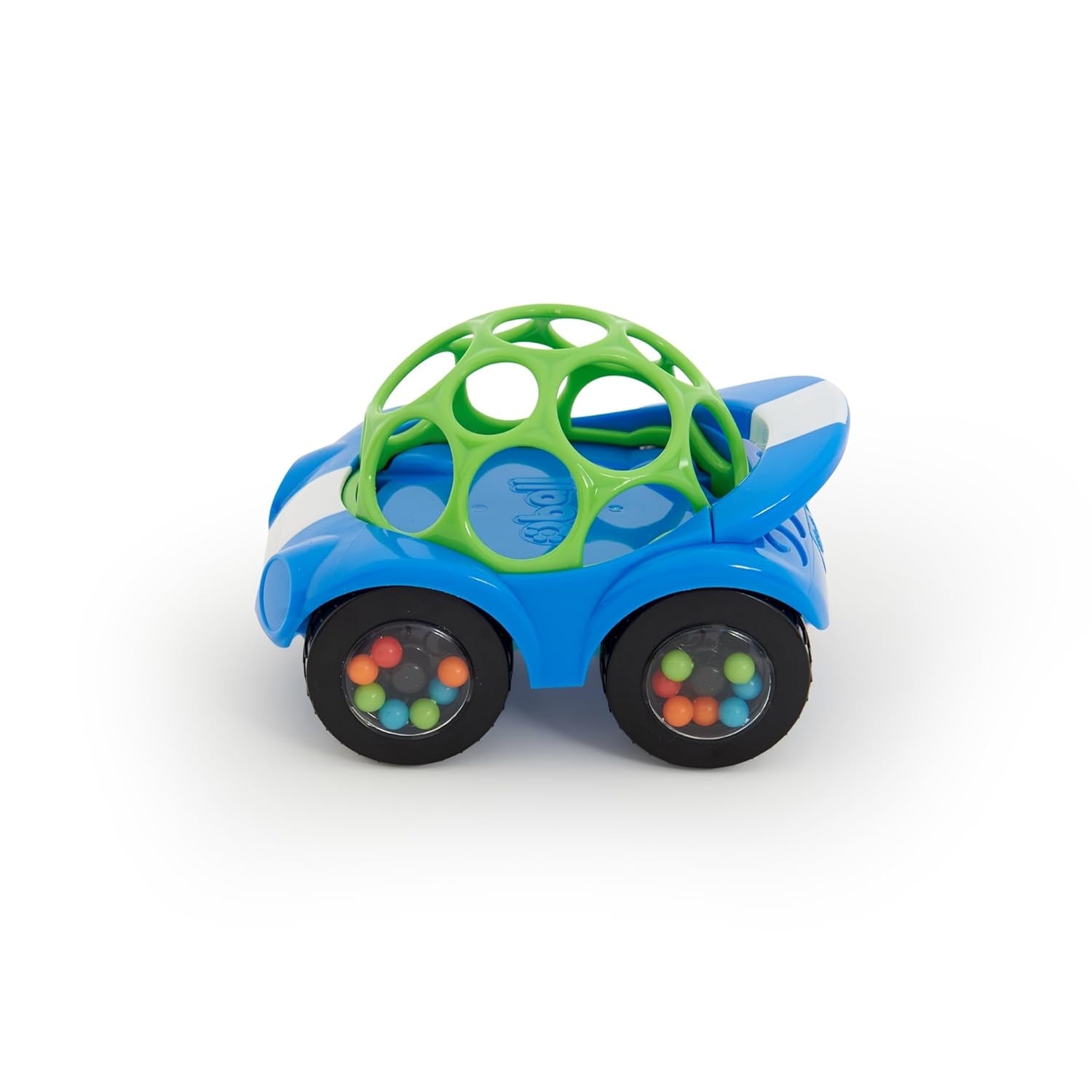 Bright Starts, Oball, Coche de Juguete Sonajero, Verde-Azul Juguetes Bebé Naty Shop