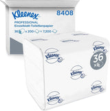 Kleenex 8408 papel higiénico de una sola hoja, papel higiénico de 2 capas en paquetes a granel, hecho de papel certificado Fsc, 36 paquetes x 200 hojas (7200 hojas)