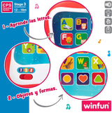 winfun ColorBaby 44256 Bandeja de Aprendizaje con Luz y Sonido Juguetes Bebé Naty Shop
