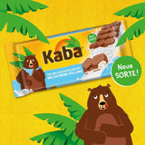 Barra de chocolate rellena de chocolate con leche entera y crema de leche Kaba 90 g Barra de chocolate para fundir con crema de leche ligera y sabor original de Kaba (paquete de 2)