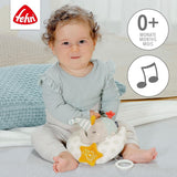 Caja de música Fehn bebé elefante en la luna - bordado "Brilla en la oscuridad" con la canción "La luna ha salido" - peluche para conciliar el sueño - juguete para niños de viaje y en casa - a partir de 0 meses Juguetes para bebés Naty Shop
