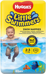 Pañales de natación Huggies Little Swimmers, talla 3-4 (7-15 kg), 1 paquete de 20