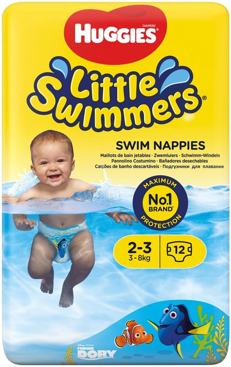 Pañales de natación Huggies Little Swimmers, talla 3-4 (7-15 kg), 1 paquete de 20
