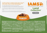 IAMS Delights Land Collection Comida húmeda para gatos - Multi-pack con variedades de carnes (cordero, ternera, pollo y pavo) en salsa, comida húmeda para gatos a partir de 1 año, 12 x 85g