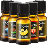 Miaroma | Set: Bosque y Pradera - Puro Sabor Natural con Sabor a Fruta y Sabor a Fruta (5 x 10 ml) | Edulcorantes sin azúcar y sin azúcar Naty Shop Tunul deportivo